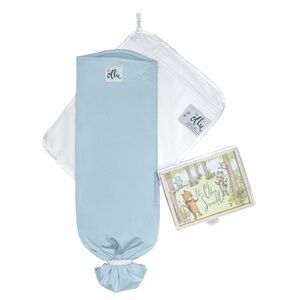 The Ollie Swaddle Sky Blue Baby Adjustable Velcro Sleep Sack